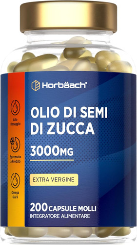 Olio semi zucca capsule - olio, di