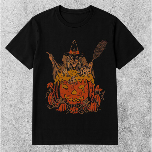 Shirt strega halloween - t-shirt,
