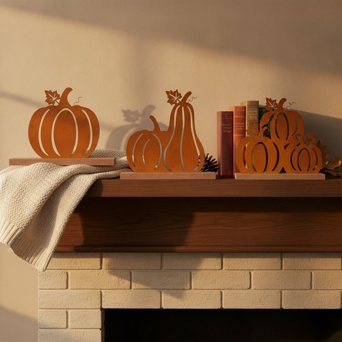 Decorazione zucca ritagliata