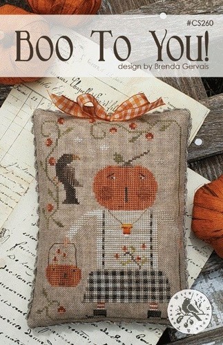 Boo you cross stitch - cross,