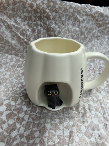 Tazza zucca gatto finestra