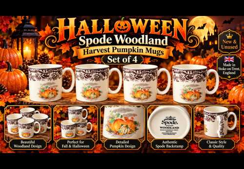Raro set tazze zucca spode - set,