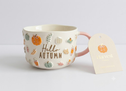 Tazza viral goffrata - tazza, zucca