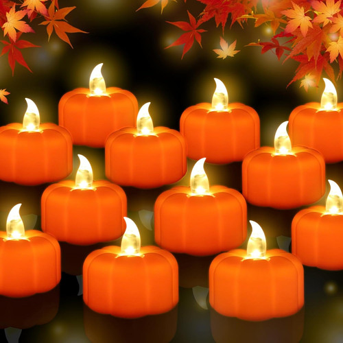 Zucca tè luci decorazioni - luci,