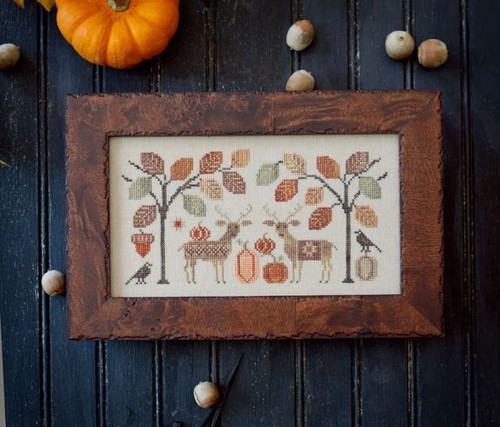 Deer friends cross stitch - friends,