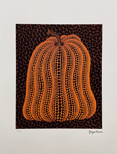 Yayoi kusama zucca arancione - kusama,