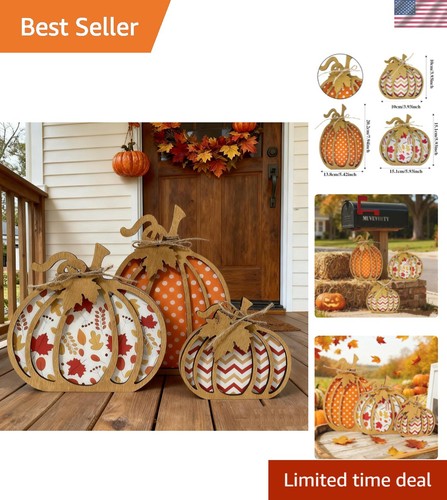 Decorazione zucca autunnale - , in