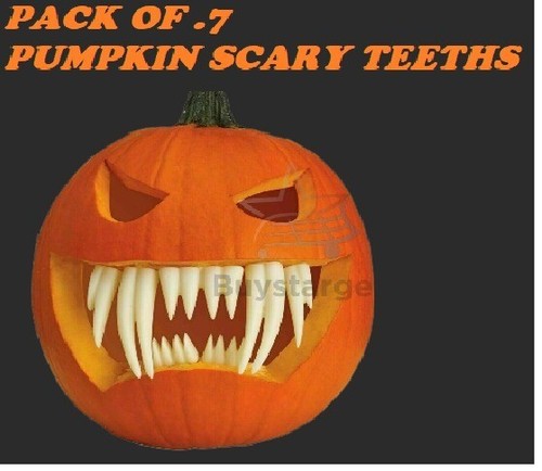 Denti zucca decorazione - denti,