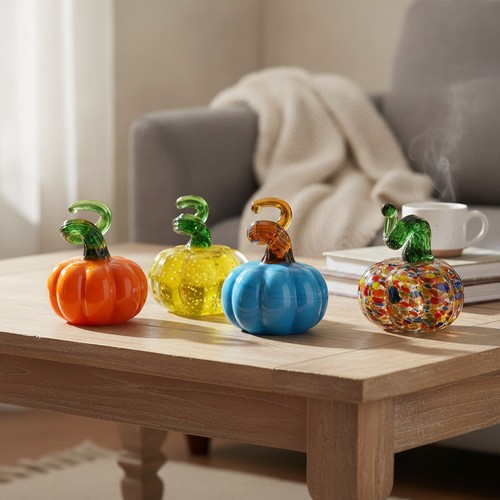 Statuine zucca vetro - 4,